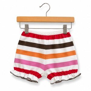 Chez Ami Patsy Aiken Girls Bloomers Size 2 Multi Stripe Print Knit NEW‎